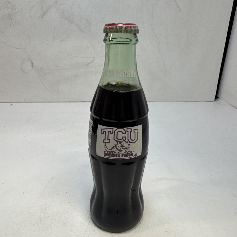 TCU Horned Frogs 1998 Sun Bowl Champs coke bottle